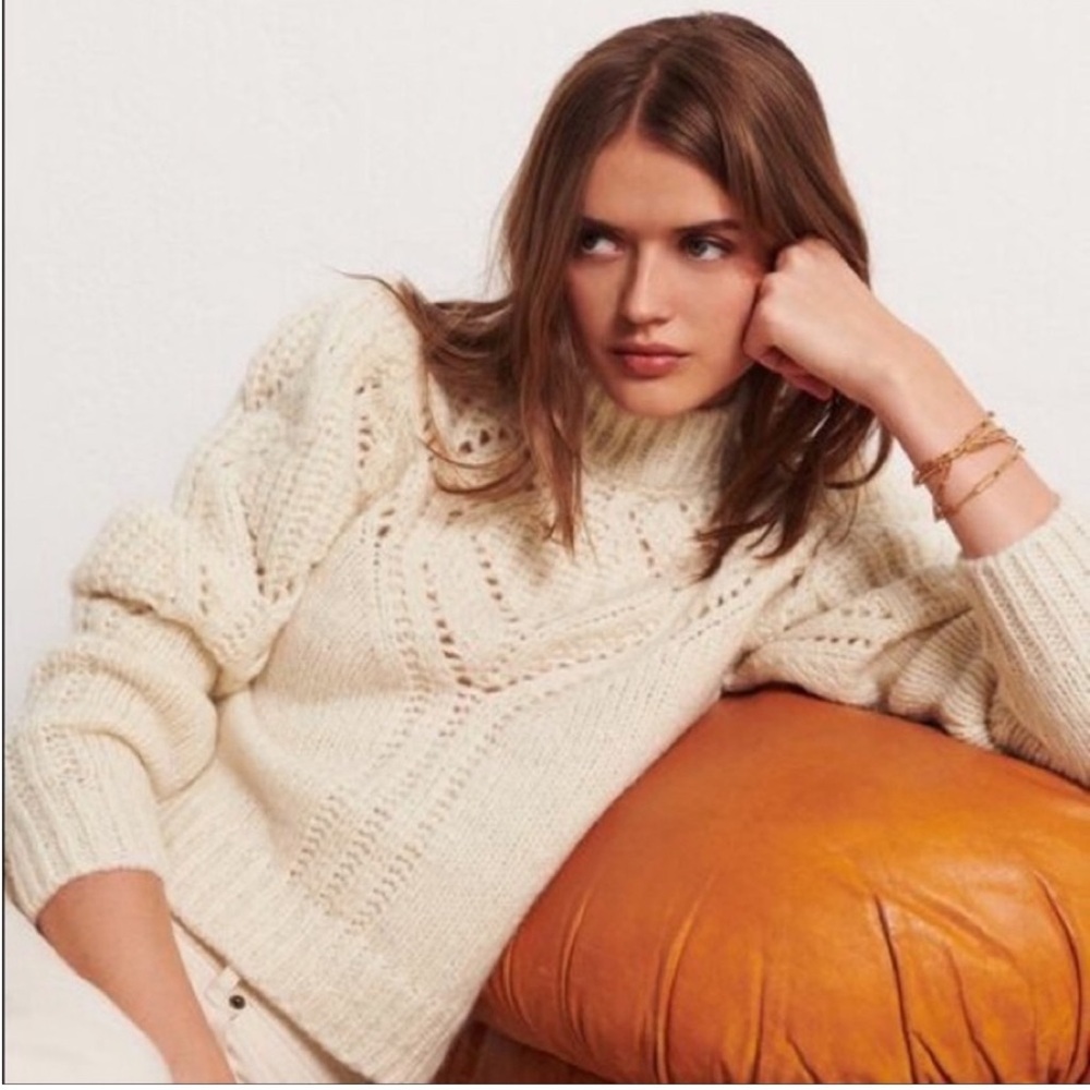 ba&sh Tell Pointelle Sweater